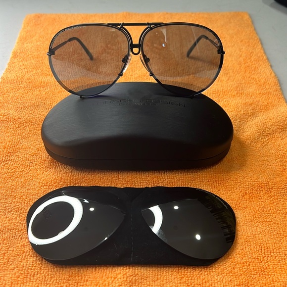 PORSCHE DESIGN (aviator style) RENNSPORT REUNION VI  sunglasses NWOT